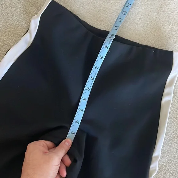 Anthro Black a pant with White stripe - Picture 7 of 8